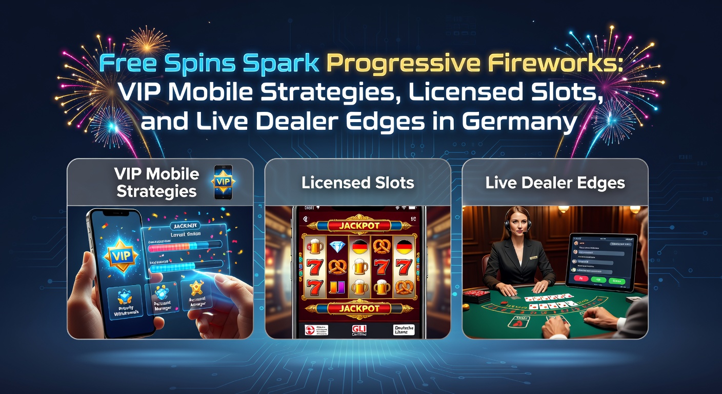 Leuchtendes Feuerwerk aus Freispielen, das progressive Jackpots auf mobilen Bildschirmen explodieren lässt, mit VIP-Elementen und lizenzierten Slots im Vordergrund